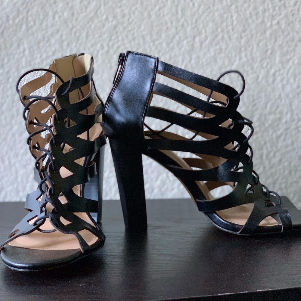 Torrid lace up Chucky Heel